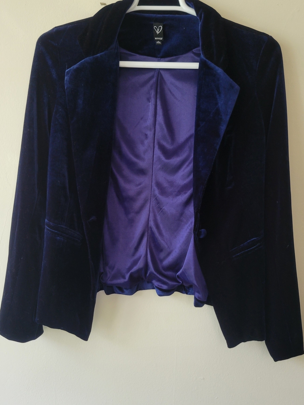 Windsor | Velvet Blazer Jacket | M